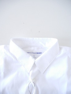 COMME des GARCONS ホワイトバルーンスリーブシャツ お支払い確認後20日以内発送】EsTole バルーンビッグスリーブシャツ